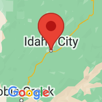 Map of Idaho City, ID US